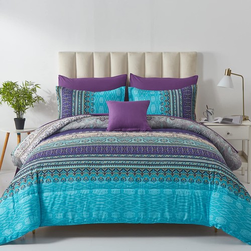 Boho comforter set full size - full,