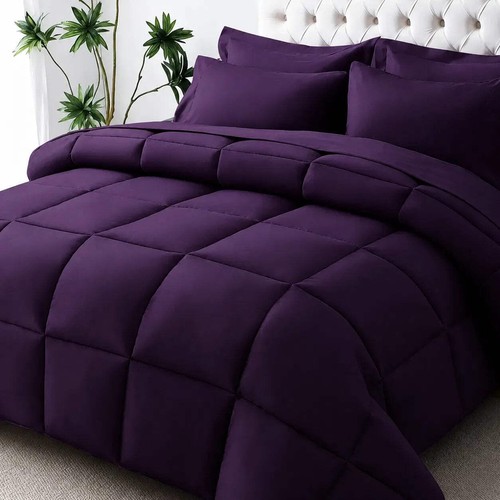 Purple comforter set twin - purple,