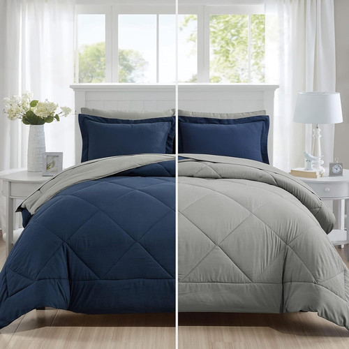 Furnishh queen comforter set - queen,