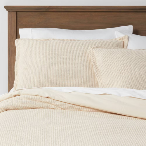 Threshold cotton waffle duvet - threshold,