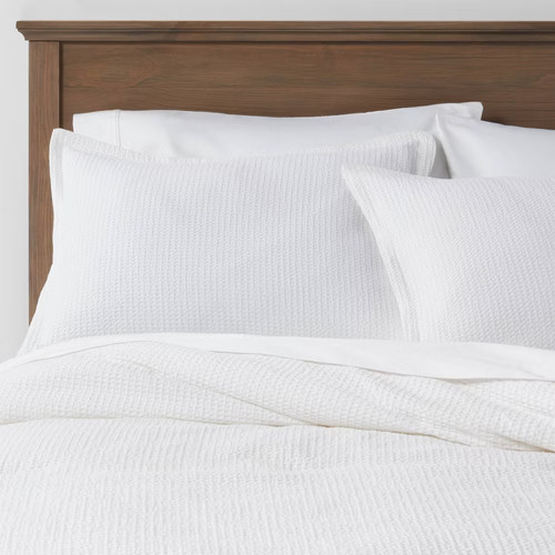 Washed waffle weave - washed,