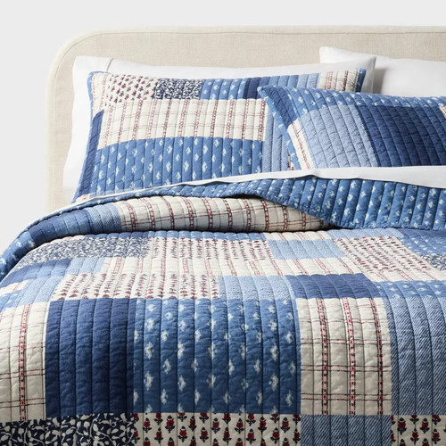 Threshold full queen patchwork - threshold,